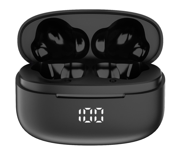 Audeeo Słuchawki TWS LED Audeeo (czarne) - 1335463 - zdjęcie
